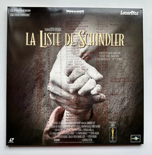 LASERDISC - LA LISTE DE SCHINDLER - VF/PAL - Steven Spielberg - 1993