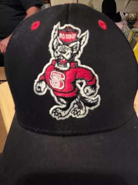 NC State University Wolfpack Captivating Headwear Adjustable Hat Cap NCAA Black