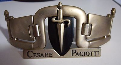 Rarissimo Gadget di CESARE PACIOTTI interamente in metallo epoca anni 90 