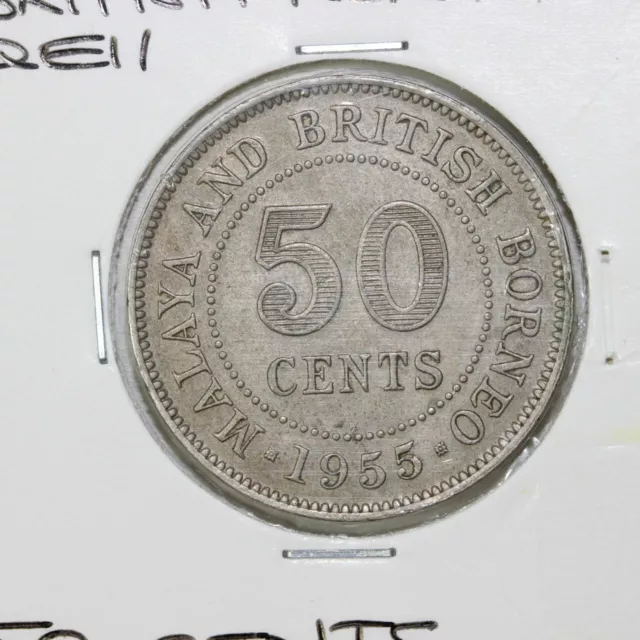 Malaya & British Borneo 50 cent 1955 (UC5.4.17R479)