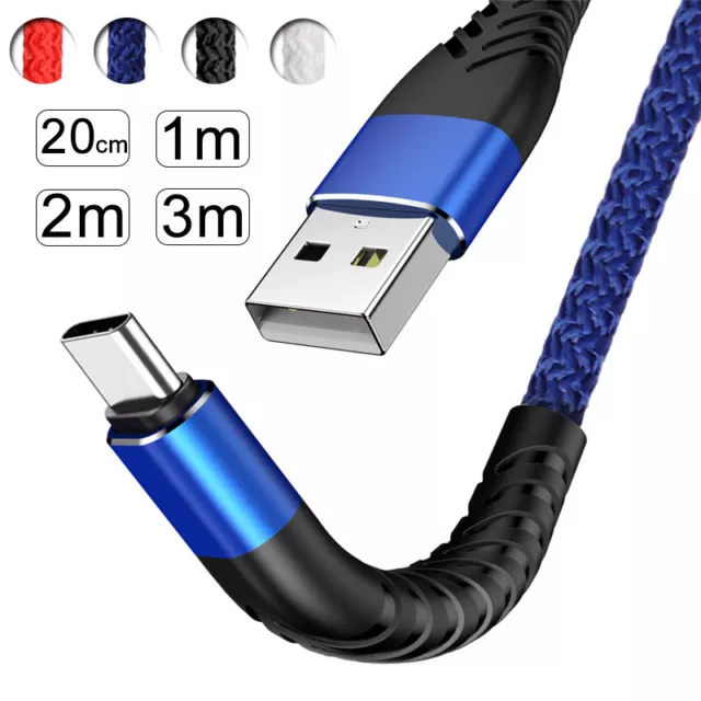 6 ft 10 ft USB Type C Data Cable Fast Charging Cord for Samsung S24 S23 S22 S21