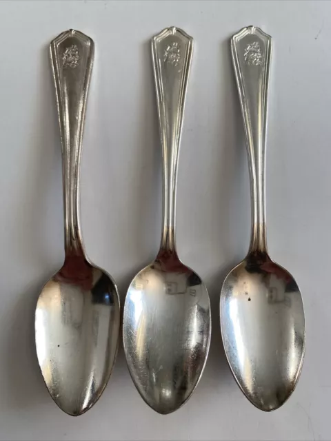 THE MAYFLOWER HOTEL Washington DC International Silver Co Demitasse Spoon Lot 3