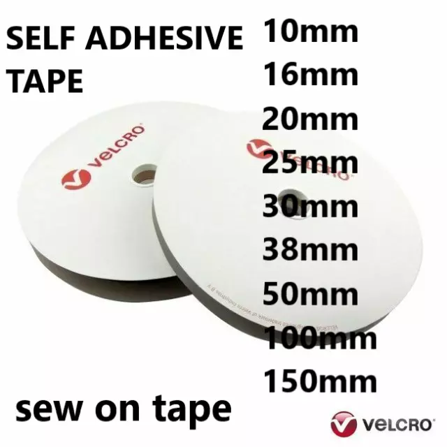 VELCRO® Brand PS14 Self Adhesive Tape Hook & Loop Sticky Back Strong