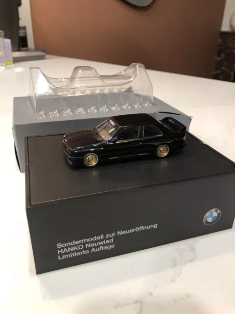 1/43 Minichamps BMW M3 E30 Hankö Very Rare Model Dealer Edition