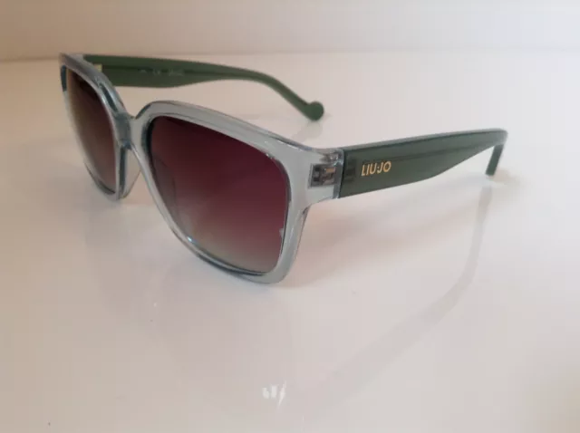 BNWTT 100% auth LIU JO Iconic C-Through Sunglasses With Glitter Arms.