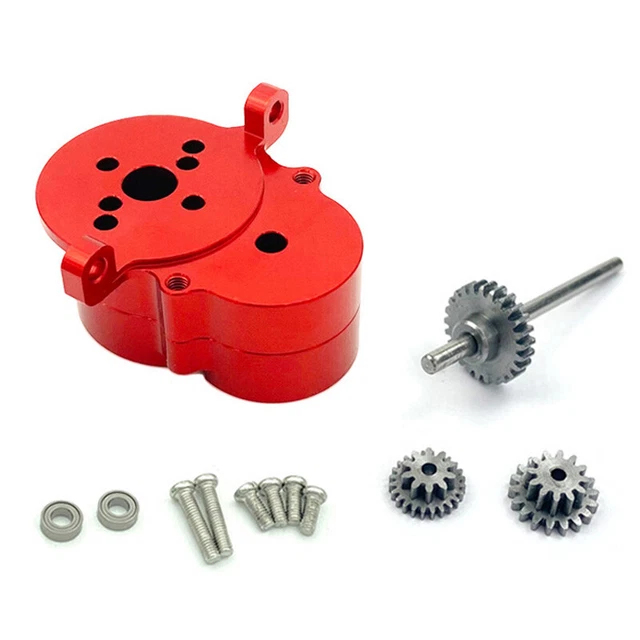 Dilwe Kit de boîte de vitesses RC Boîte de transmission en aluminium