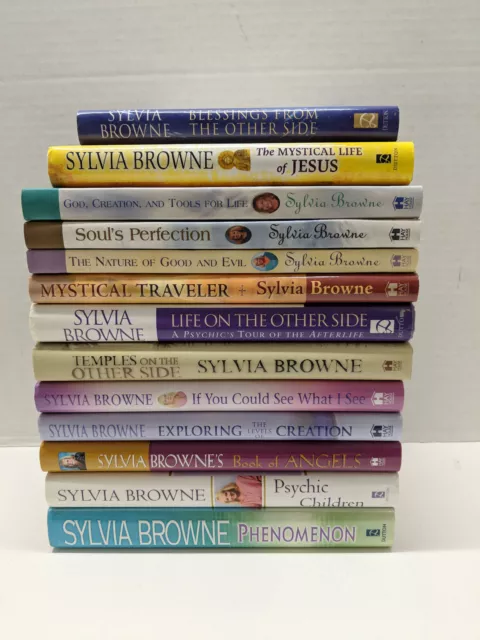 Lot Of 13 Sylvia Browne Books 10 Hardcover 3 Trade Paperback Psychic Medium