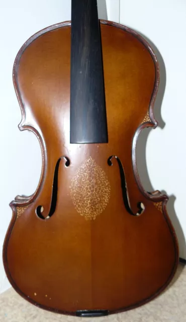 No PayPal Old unique beautiful labelled violin very nicely hand crafted engraved
