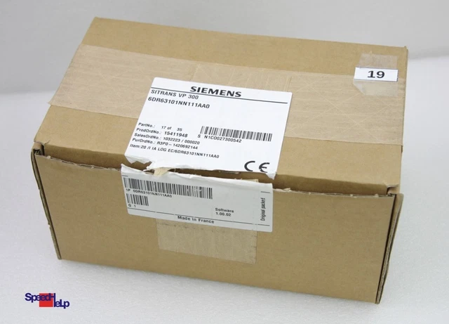 SIEMENS Sitrans VP 300 Dur Positionneur 6DR63101NN111AA0 6DR6310-1NN11-1AA0 3