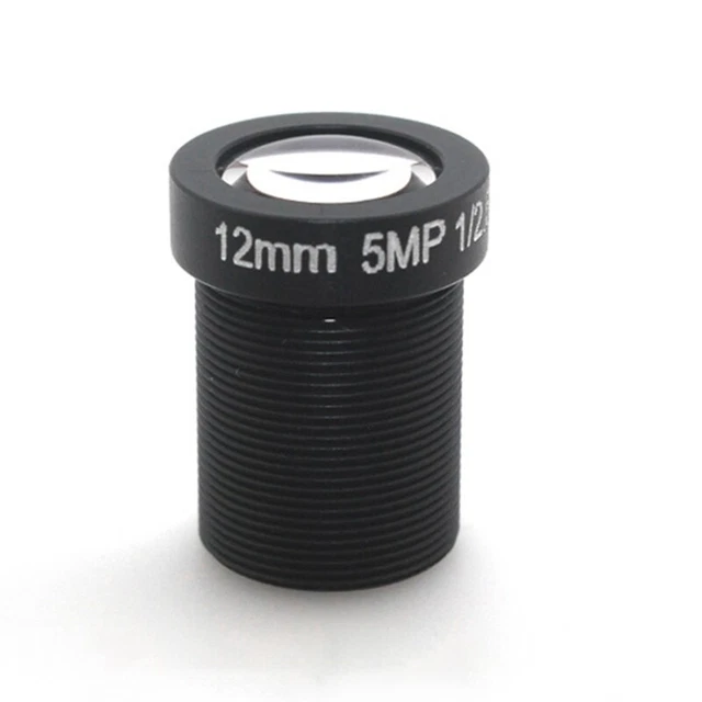 Objectif CCTV 5MP 16mm F2.0 - Lentille De Remplacement Pour Caméras De Sécurité Domicile