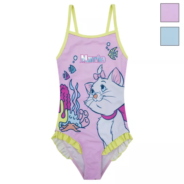 Costume bagno intero mare Disney Aristogatti Marie Minou bambina 1 pezzo 6772