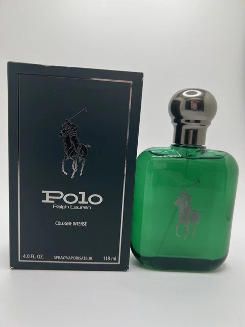 Ralph Lauren Polo Green Cologne Intense for men 4 oz / 118 ml Spray New In Box