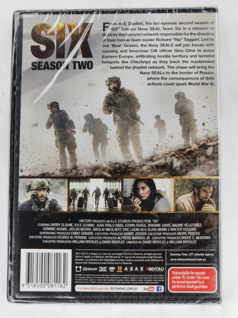 Six Season 2 - DVD Region 4 PAL - NEW - Barry Sloane Kyle Schmid Juan Pablo Raba 2