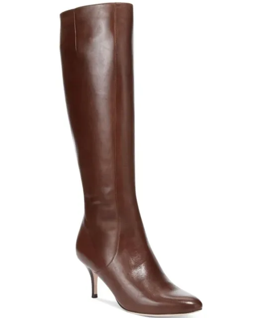 Cole Haan Carlyle Tall Chestnut Brown Knee Boots Size 7.5 B GUC