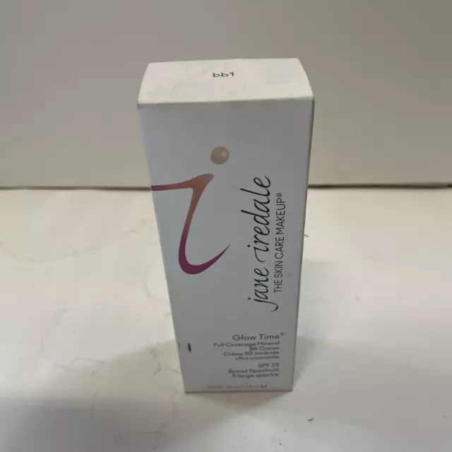 Jane Iredale Glow Time Full Coverage Mineral BB Cream BB1 1.7 OZ HTF