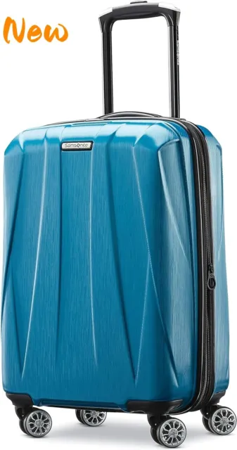Samsonite Centric 2 Hardside Expandable Luggage with Spinner Wheels, Blue, New