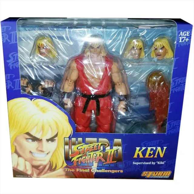 Street Fighter Ken Final Challenger 6" Action Figure 1/12 Storm Toys Official