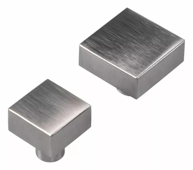 Acero Inox. Manija de Muebles Puerta Armario Küchenknopf Macizo Plaza Sonja Pomo