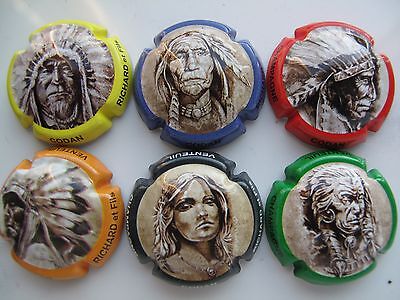 Série de  6  capsules  de Champagne DELABRUYERE les renards 