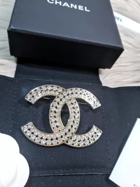 Chanel Extra Large Cc Brooch 3