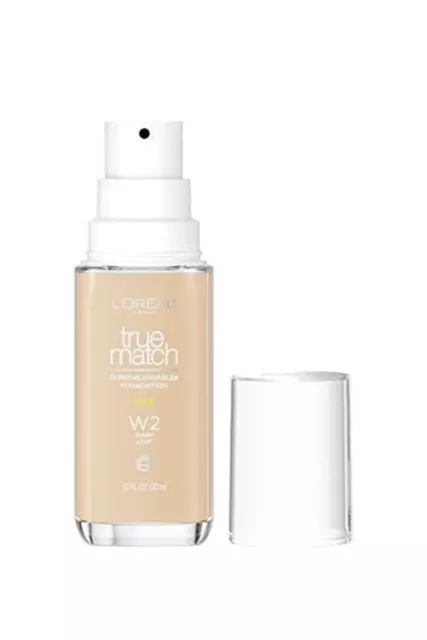 Base líquida súper mezclable L'Oreal Paris True Match con luz cálida