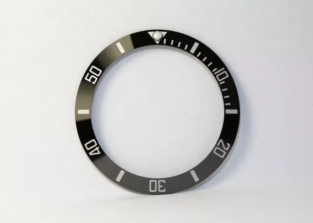 38,5 mm Black Ceramic Bezel Insert für 41mm 126610LN Lünette Keramik Inlay