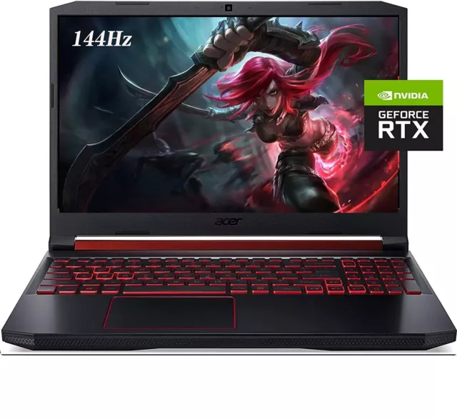 ACER NITRO 5 15.6" FHD 144Hz Gaming Laptop 32GB RAM 2TB SSD+1TB HDD RTX ...