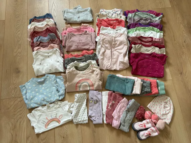 Baby Paket, Kleidung, Bekleidung, Größe 74/80 Mädchen, Top Zustand, 52 Teile