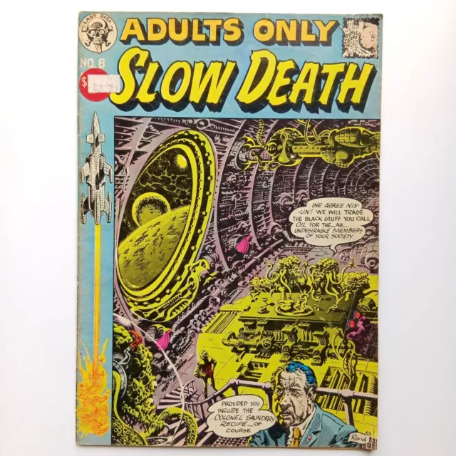 Slow Death #6 1974, Last Gasp Comics, Underground Comic | Z 2 VG