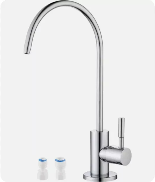 KES Water Filter Tap Kitchen Sink Reverse Osmosis Faucet Polished Chrome RRP £70