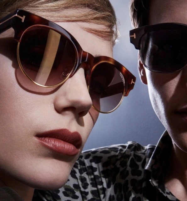 New Tom Ford New Sunglasses Alissa-02 Tortoise Brown Tf608 55Z 54-21-140