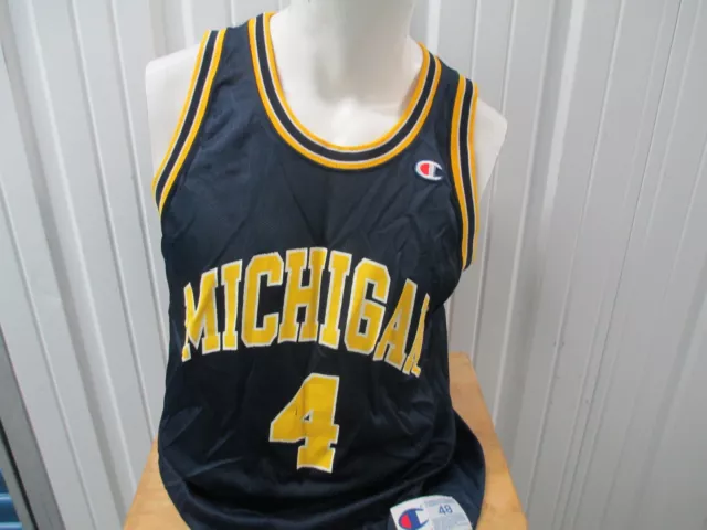 ArtDeceaux Vintage Jalen Rose Michigan 90s Throwback Classic Retro Fall Basketball Jersey