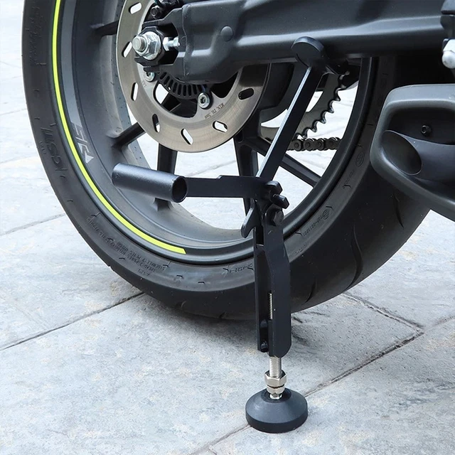 Portable Support latéral Bicane de scooter Support de roue de moto Moto Stand 6
