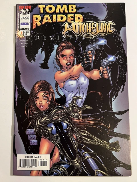 1998 Top Cow Comics Tomb Raider Witchblade Revisited #1 1st Printing