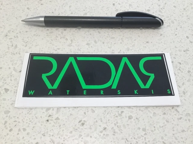 Radar Waterskis Sticker, Kiteboarding Surfing Surf Waveboarding, Skate Bmx Cycle