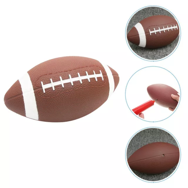 Kids Inflatable Rugby-ball for School Training and Exercise-LJ