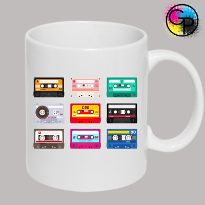 Retro Cassettes Music Dj Funny Mug Rude Humour Joke Present Novelty Gift Cup Mug