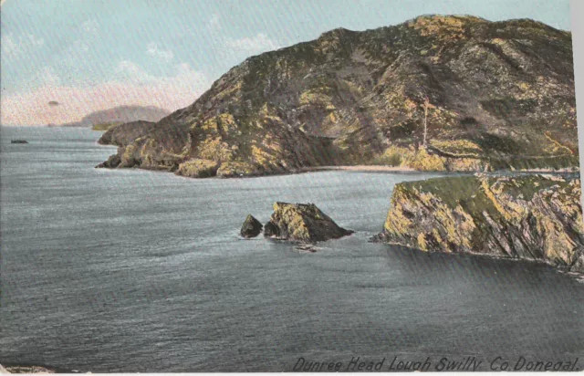 a irish donegal lough swilly eire old postcard ireland