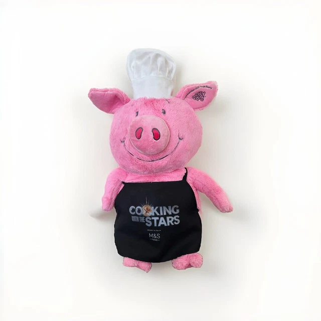 MARKS & SPENCER Percy Pig Soft Toy Cooking With The Stars Chef 60cm M&S