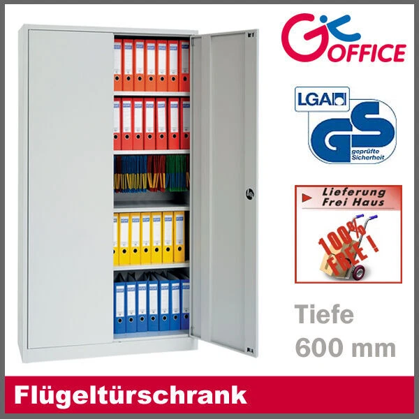 Großraum-Stahlschrank in 600 mm Tiefe zum SPITZENPREIS!! TÜV/GS, vom Fachhändler