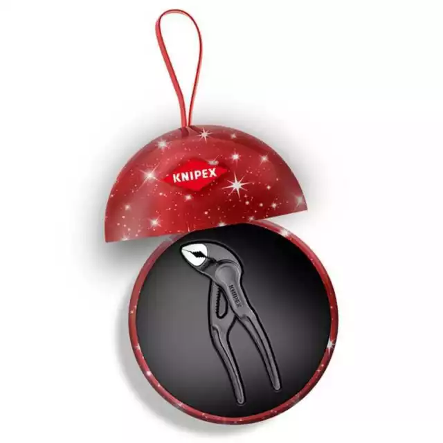 KNIPEX Cobra XS Wasserpumpenzange in Weihnachtskugel Geschenkidee Weihnachten