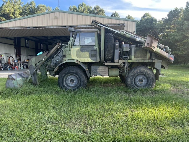 1990 MERCEDES-BENZ UNIMOG FLU419 Backhoe Loader 4WD Rebuilt