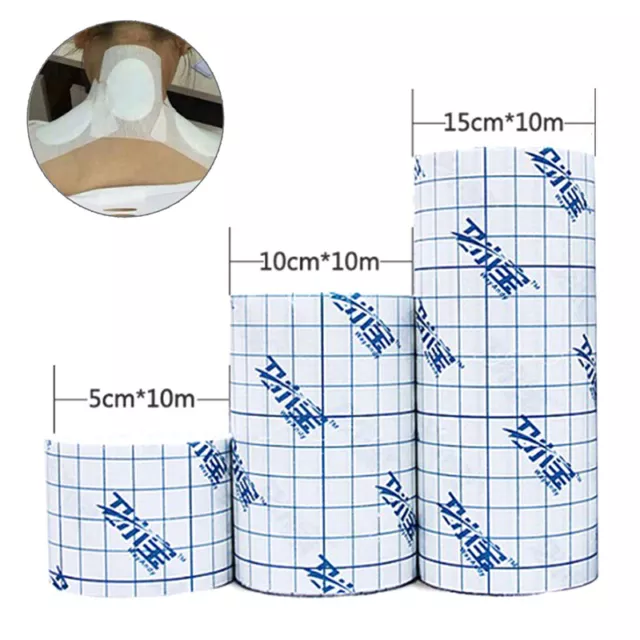 1roll waterproof adhesive wound dressing medical fixation tape bandage 3sizes wi