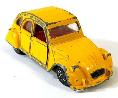 Britains Corgi Juniors Chaud Rodder Jaune Gt Britain Vintage Jouet Voiture Miniature M137 