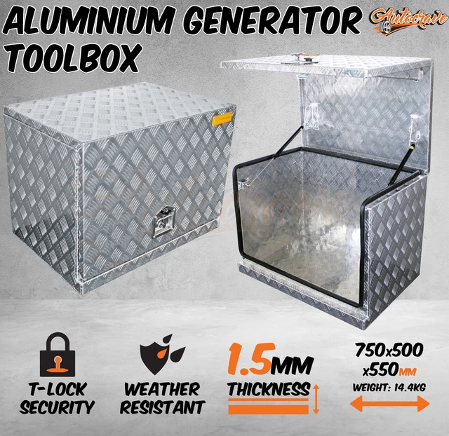 ALUMINIUM TOOLBOX UTE Tool box Generator Tool Box Storage Trailer Truck
