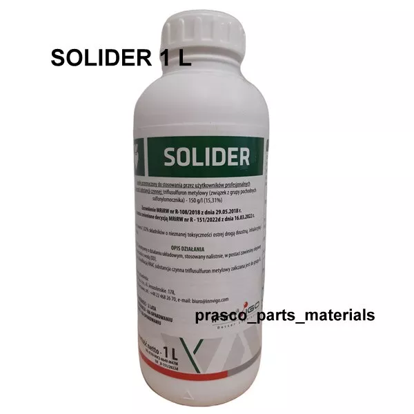 SOLIDER 1 L - Herbicides - control of monocotyledonous and dicotyledonous wee