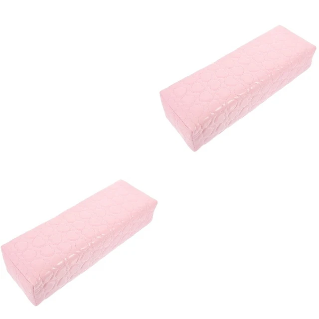 2x Portatile Salone Morbido Pratica Confortevole Nail Mano Resto Cuscino