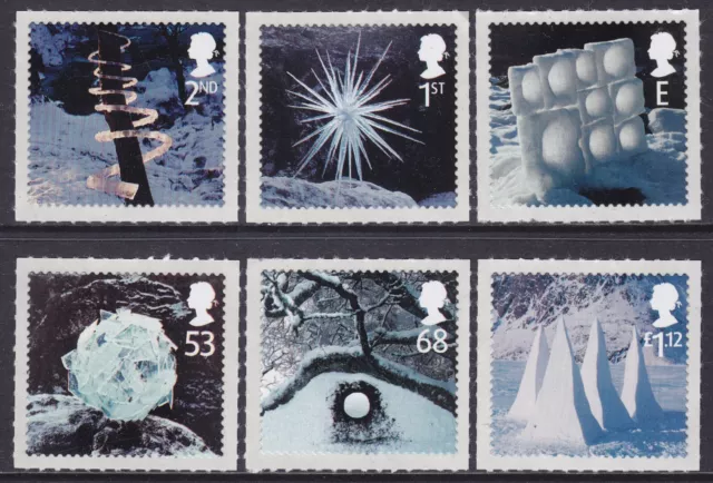 2003 GB British Christmas Ice Sculptures SG 2410-2415 Set Of 6 Mint MNH Stamps