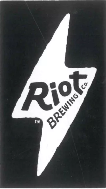 Business Card:  DEFUNCT Riot Brewing Co. (Chemainus, BC Canada)