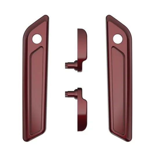 Crimson Red Sunglo Saddlebag Lid Lever Latch Cover fit 14+ Harley Touring
